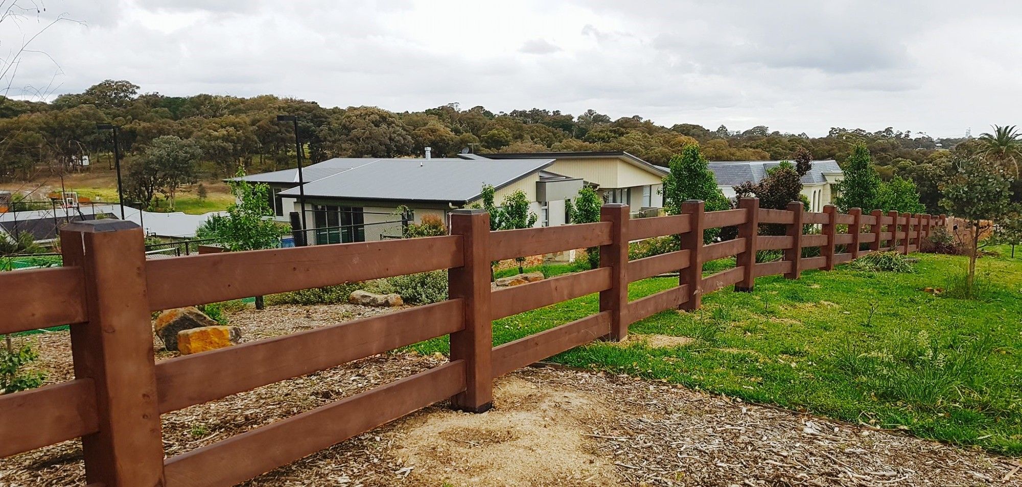 Post and Rail fence